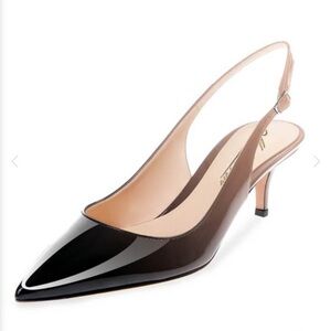 Ombré Slingback Pumps Heels